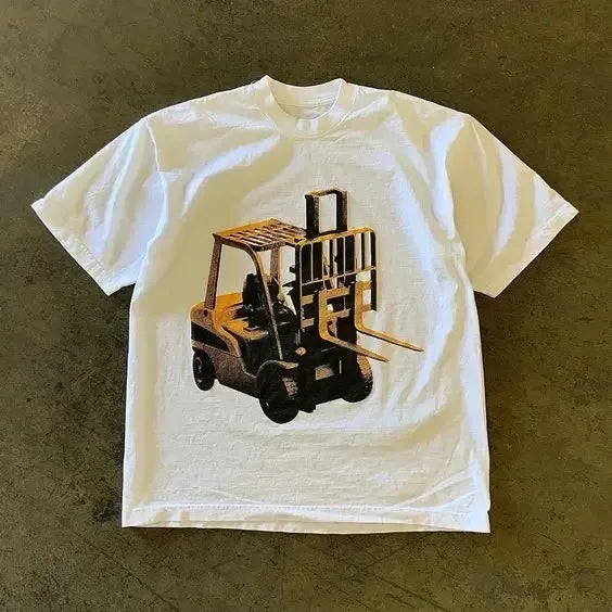 Retro Sports Car Design Car Shirts Forklift