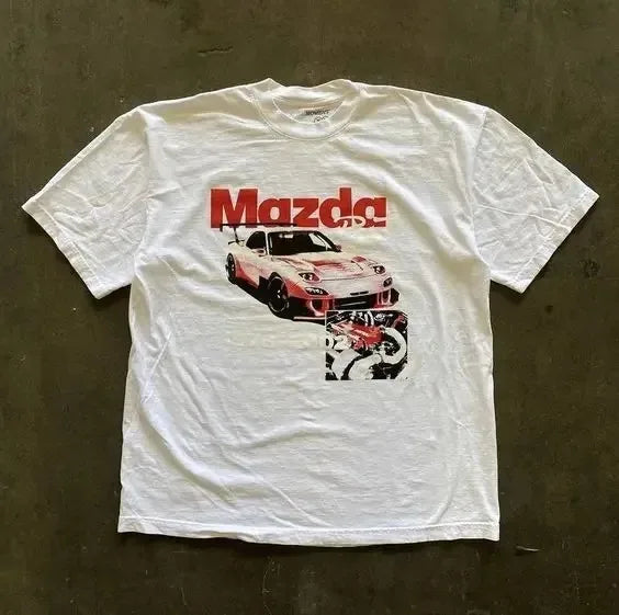 Retro Sports Car Design Car Shirts Mazda Front