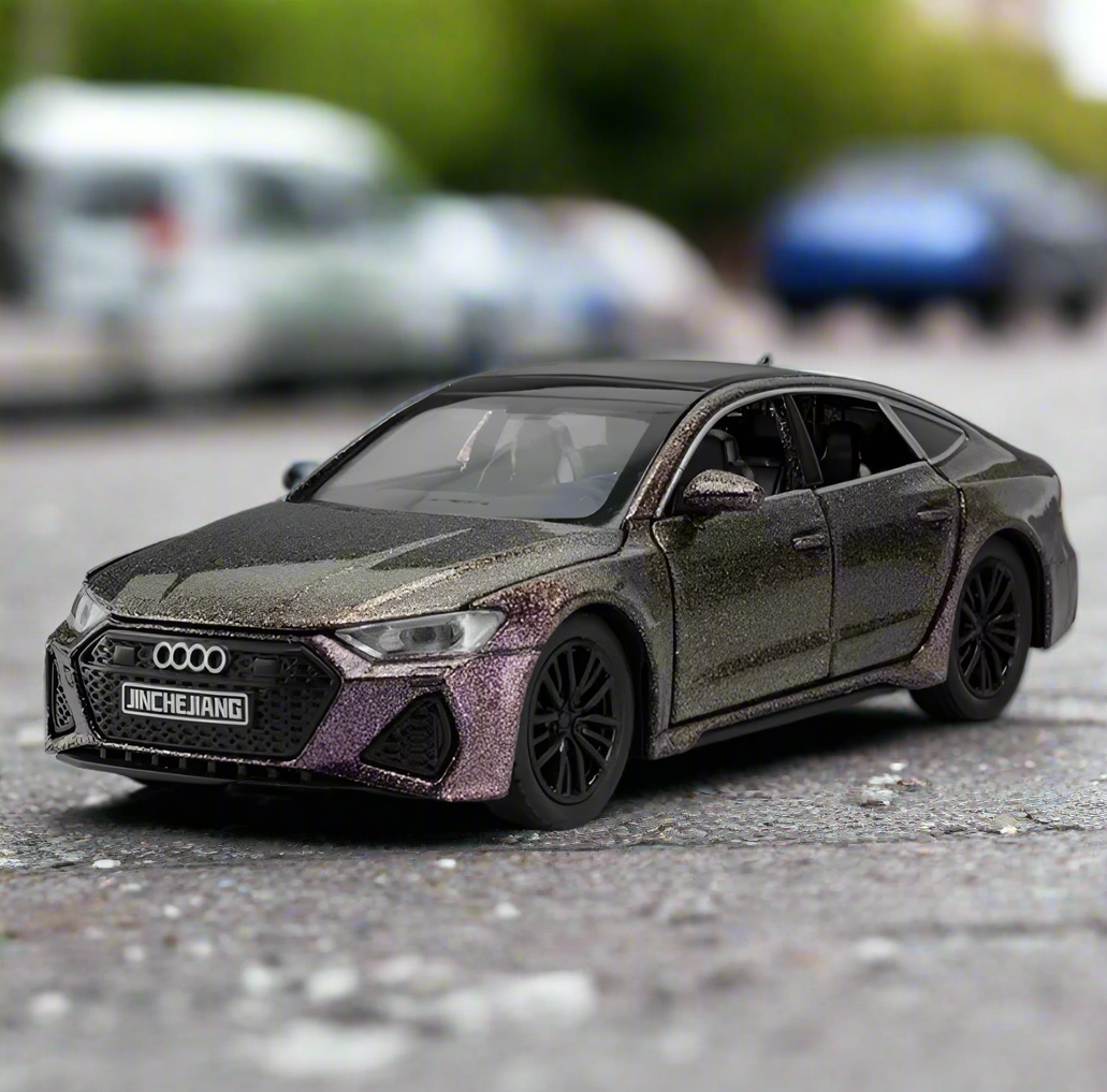 1:32 Audi RS7 Sportback Car Model  Purple Gold